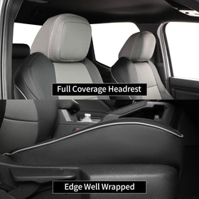 EKR rear seat in vehicle showing full coverage and pet protection