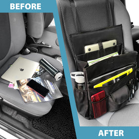 Elantrip open padded laptop compartment protecting a tablet during transit
