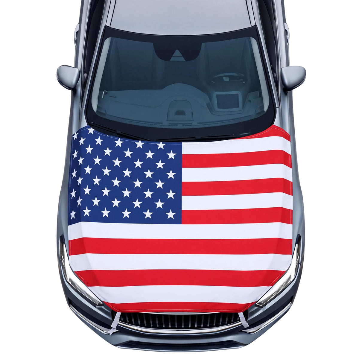 ElaraBerry front view on hood showing bold 250th flag and instant curb appeal