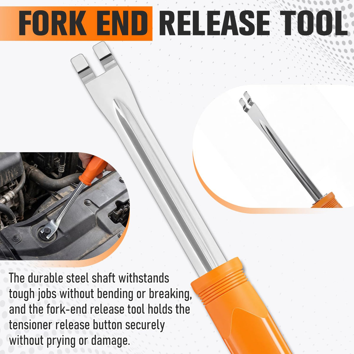 ElaraBerry extended handle and powder-coated finish offering improved grip and corrosion resistance