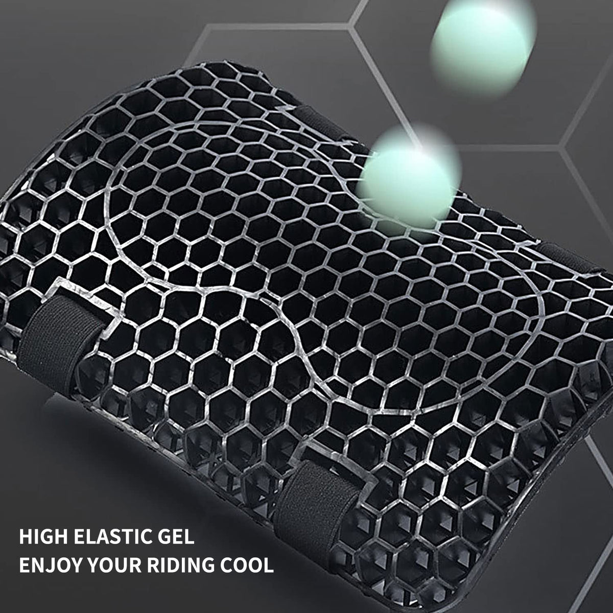 ELCYCO close-up of honeycomb cells for breathable cooling benefit