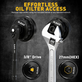 ELEAD chrome vanadium socket edge finish illustrating durable corrosion resistance