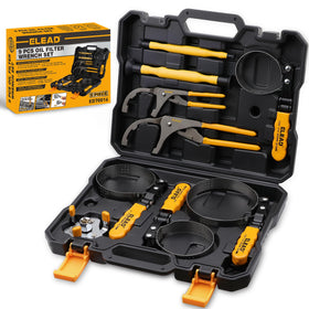 ELEAD front view of full 9-piece kit showing organized tools for convenience