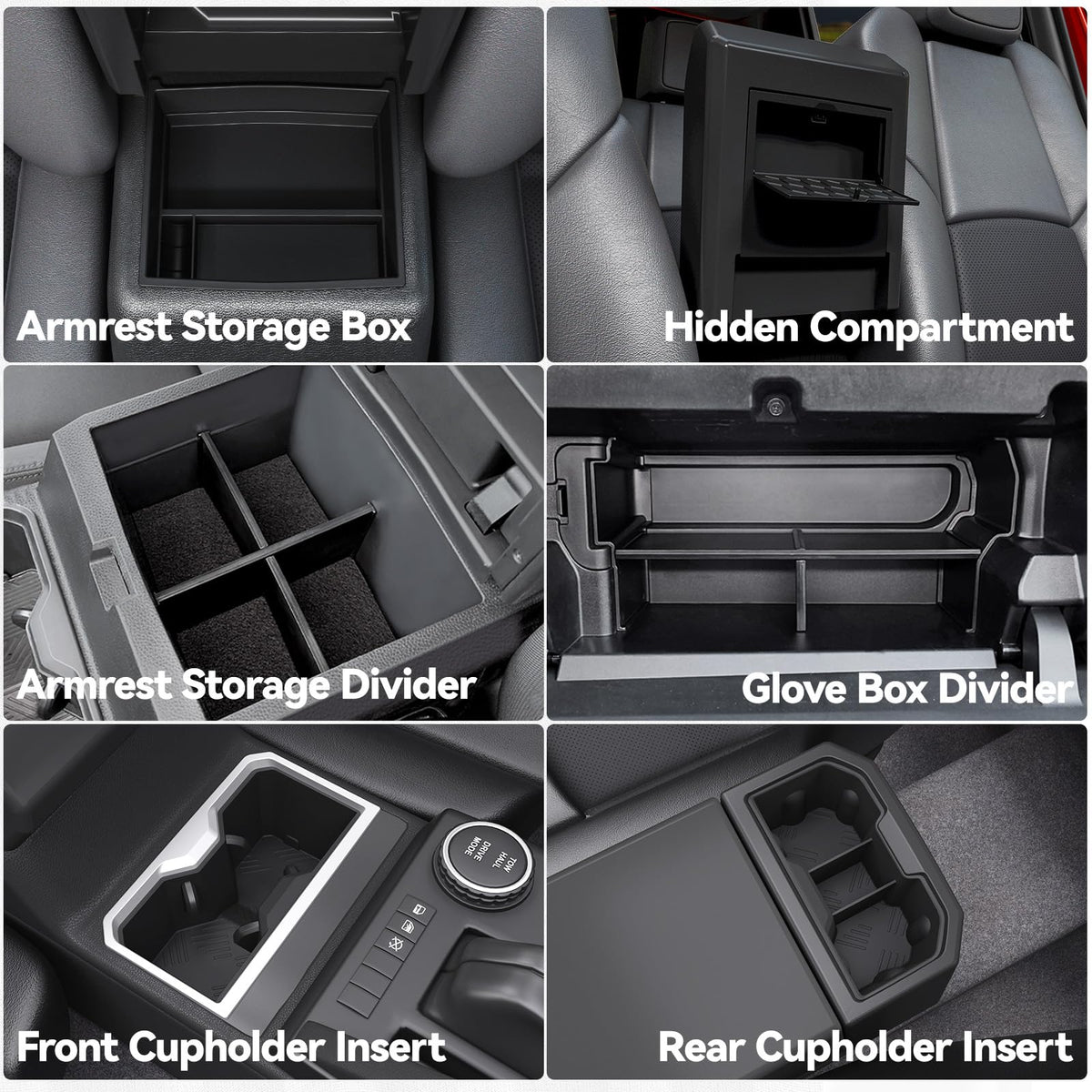 ELECFRESH armrest box insert close-up protecting items and reducing rattle