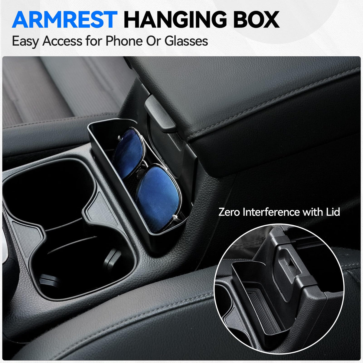 ELECFRESH dashboard tray installed offering easy access items