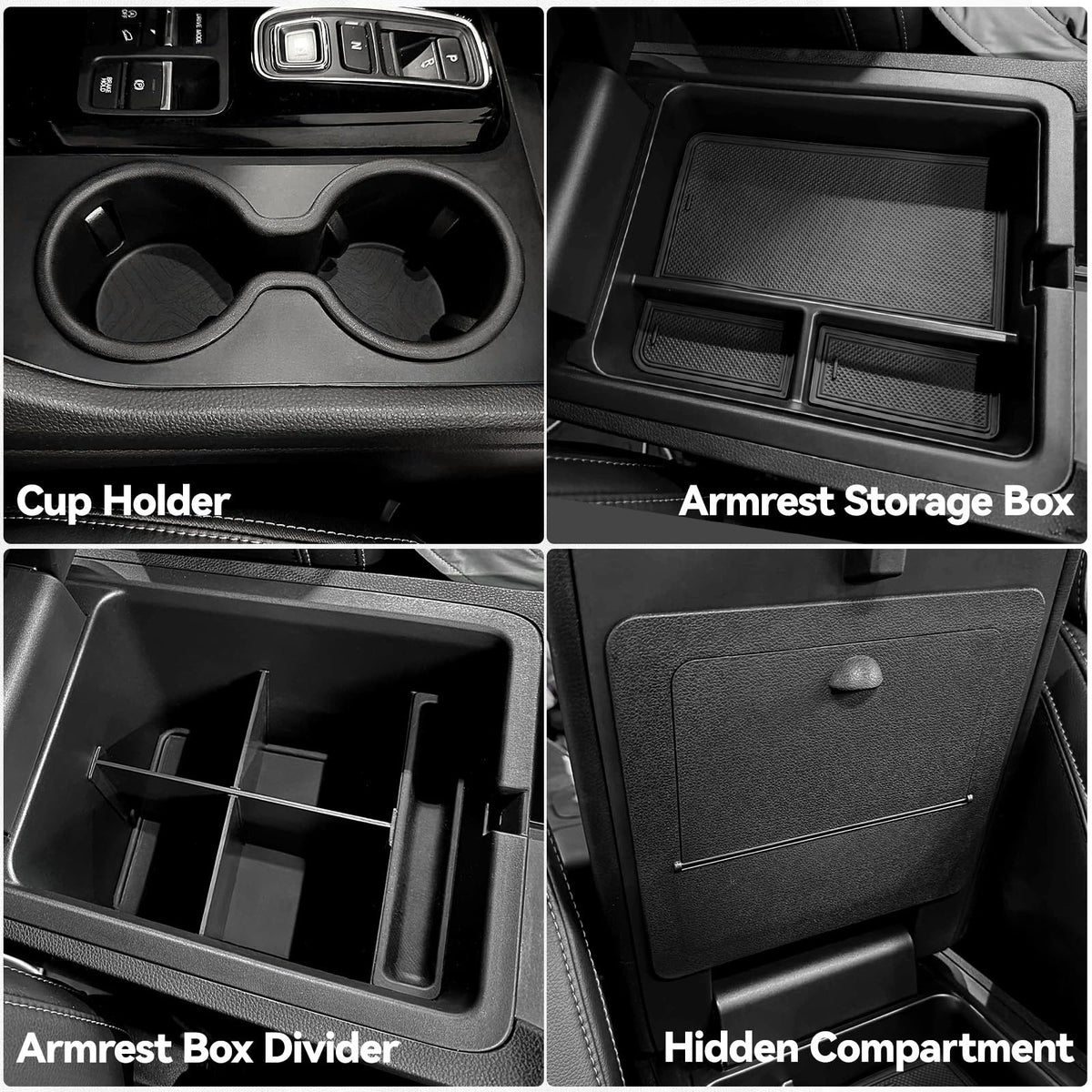ELECFRESH hidden box opened to reveal secure, out-of-sight storage benefit