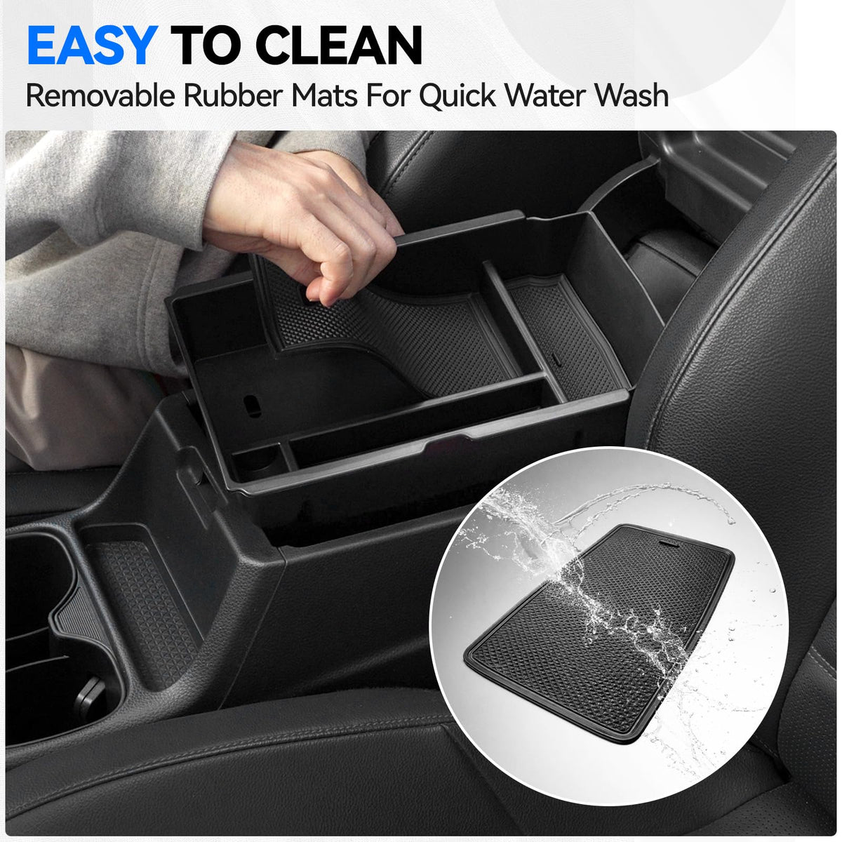 ELECFRESH lifestyle shot displaying tidy CR-V interior benefit
