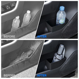ELECFRESH open-top detail allows fast one-handed trash disposal