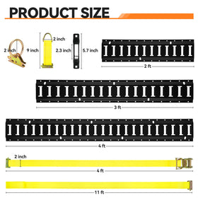 Elechomes three rail lengths laid out for scale and placement planning