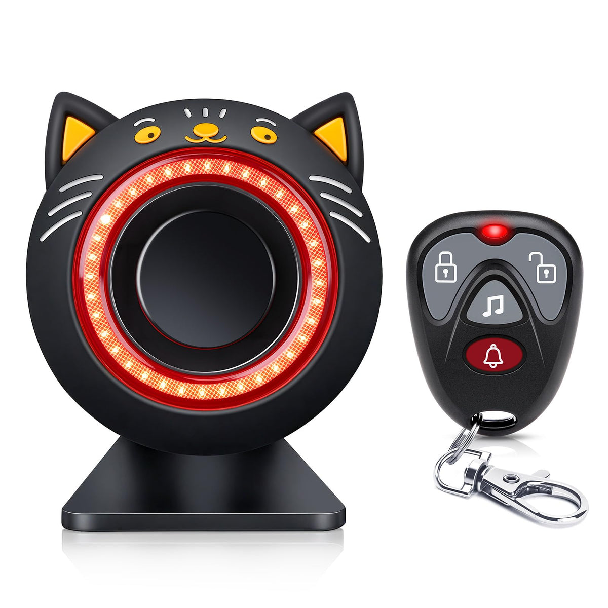 Electop front view showing cat-shaped design and visible deterrence