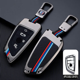 Elegananccy front view of BMW key cover showing fit and style benefit