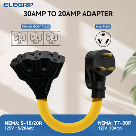 ELEGRP close-up of 10AWG STW cable jacket showing durable construction and weather resistance
