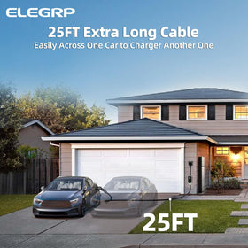 ELEGRP detailed NEMA 14-50 plug image showing robust plug construction and safe connection benefit