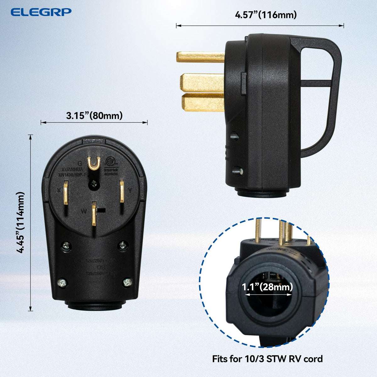 ELEGRP retail packaging and label showing product name and safety markings