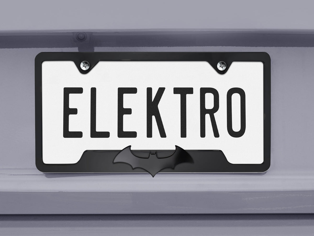 Elektroplate Batman frame close-up of 3D sculpted details for standout texture