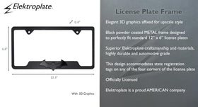 Elektroplate Batman frame installed on a car highlighting fan style upgrade