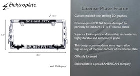 Elektroplate Batman installed on car trunk demonstrating visible styling benefit