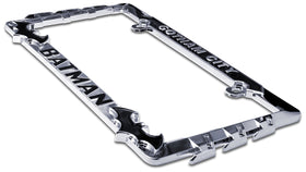 Elektroplate Batman size and fit comparison with standard plate showing compatibility benefit