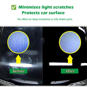ELEpure applied on black car hood creating instant water-repellent shine