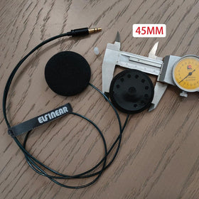 ELFINEAR speakers in lifestyle helmet scene showing clearer music while riding