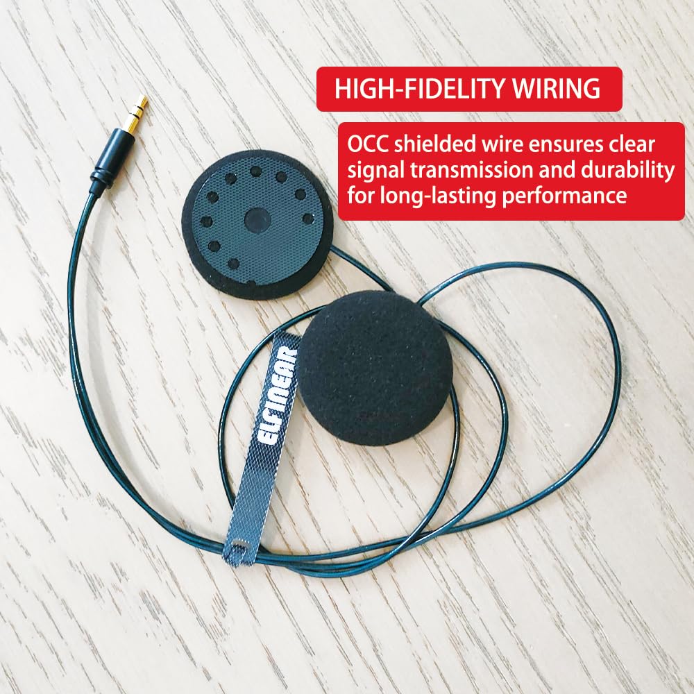 ELFINEAR silver-plated coaxial cable detail showing low-loss audio transmission