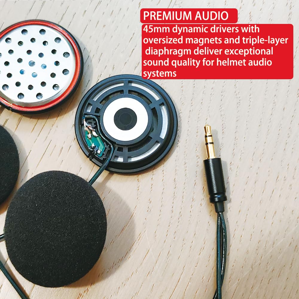 ELFINEAR Acoustix Elite mounted inside helmet demonstrating easy upgrade install