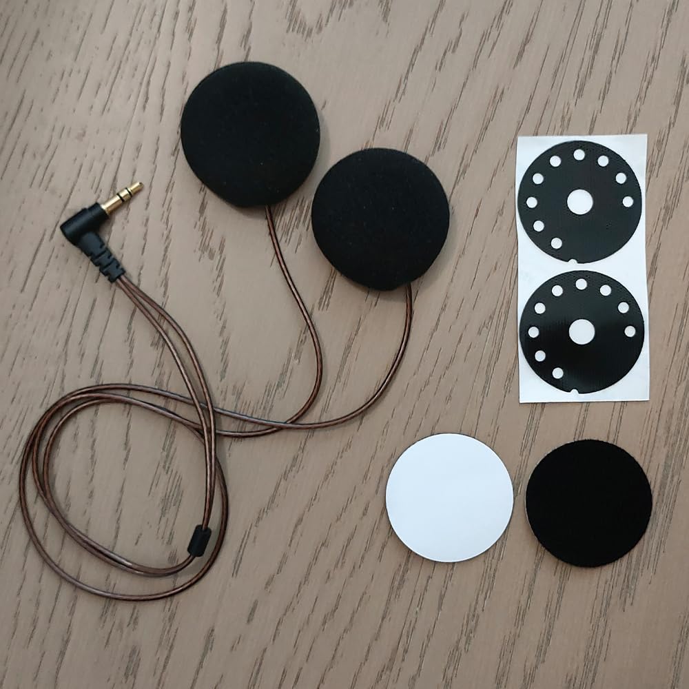 ELFINEAR side profile of speaker highlighting slim design and helmet compatibility benefit