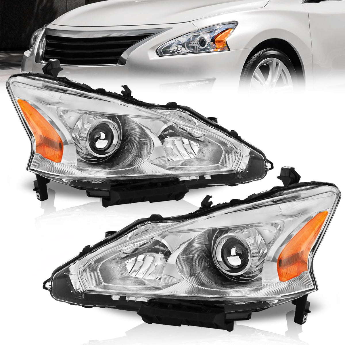 ELH front assembly chrome showing full headlight and clean fit