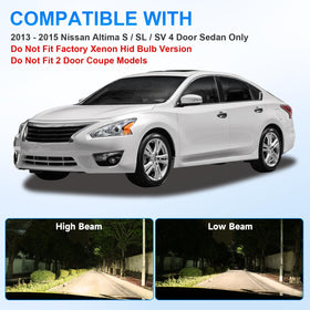 ELH installed on 2013 Altima front view demonstrating OEM fit
