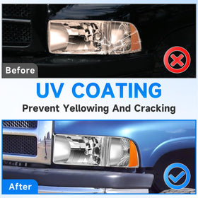 ELH clear lens detail highlighting UV-resistant material for long-lasting clarity