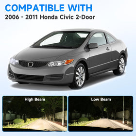 ELH packaged headlight with label showing ready‑to‑install convenience