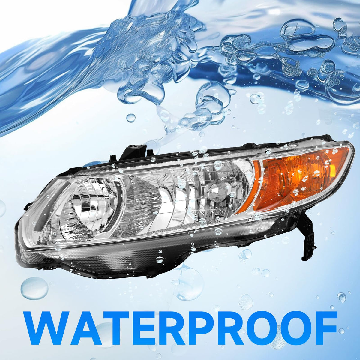 ELH headlight held by hand illustrating size and direct fit advantage