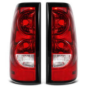 ELH front view of tail light assemblies showing black trim and clean finish