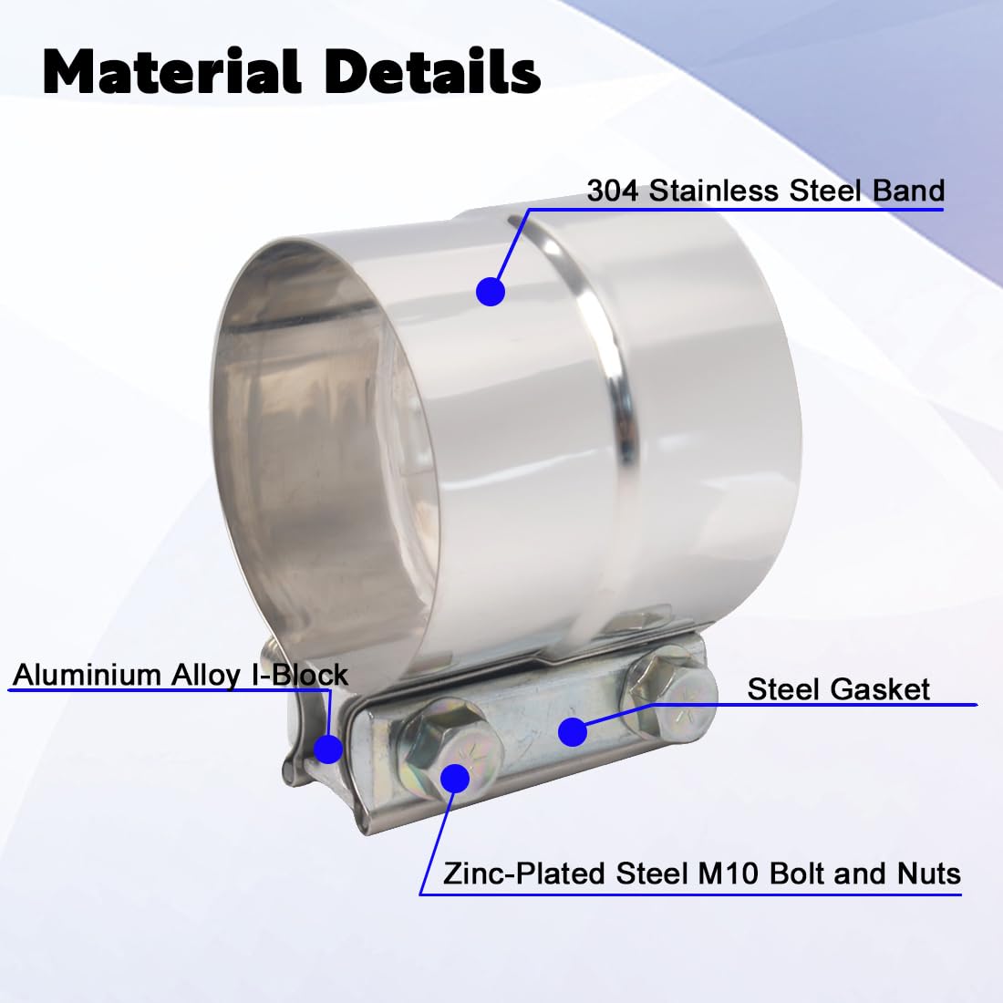 eLifecenter reaction block and high-strength bolt detail highlighting even force distribution