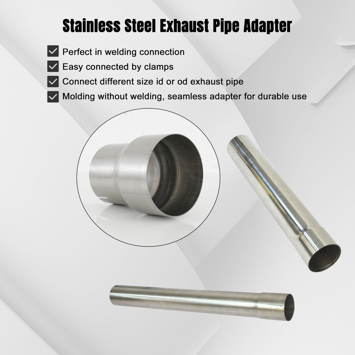 eLifecenter close-up of flared edge and smooth internal bore for leak resistance