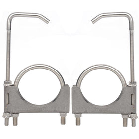 eLifecenter front view of exhaust clamp package showing contents and durability