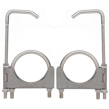 eLifecenter front view of exhaust clamp package showing contents and durability