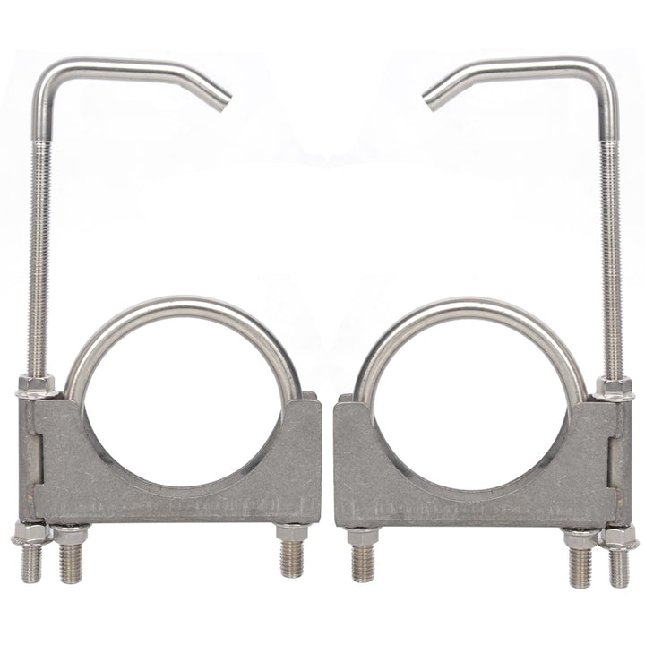 eLifecenter front view of exhaust clamp package showing contents and durability
