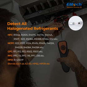 Elitech CLD-100 battery compartment and controls for easy field maintenance