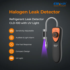 Elitech CLD-100 flexible probe detail reaching tight spaces for accurate detection