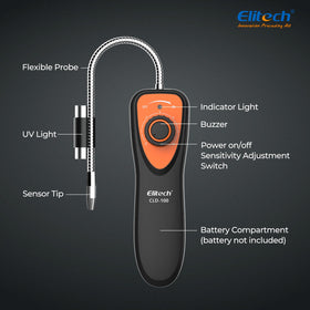 Elitech CLD-100 sensor tip closeup to show sensitive corona detection element