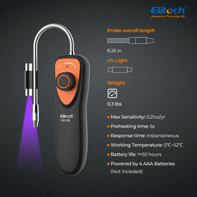 Elitech CLD-100 held in hand to show compact size and portable convenience