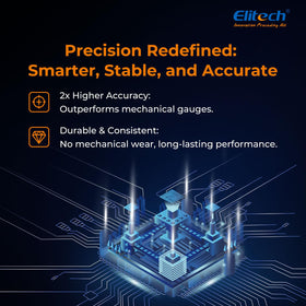 Elitech DMG-2SE label listing supported refrigerants for versatile use
