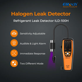 Elitech ILD-100H TFT screen close-up for clear sensitivity and status