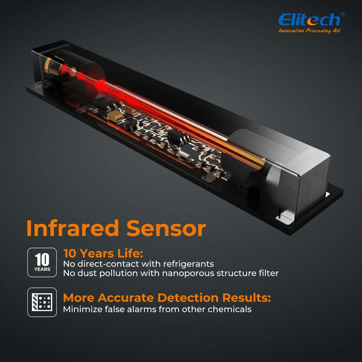 Elitech ILD-300 held in hand for comfortable, precise leak tracing