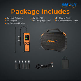 Elitech IR-200 with carrying case and accessories for jobsite readiness