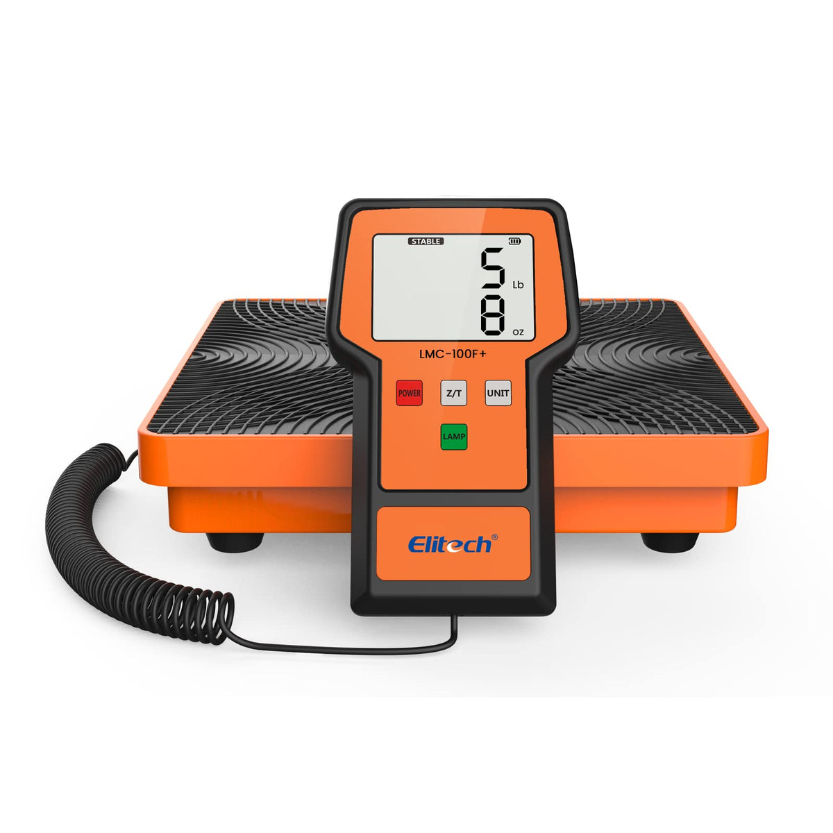 Elitech LMC-100F front packaging showing scale and case for professional protection