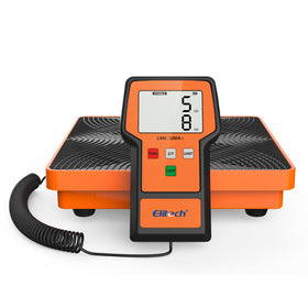 Elitech LMC-100A+ front view showing controls and benefit of professional accuracy