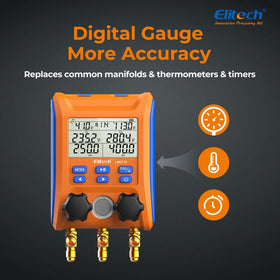 Elitech LMG-10 side valves and control knobs for precise pressure adjustment