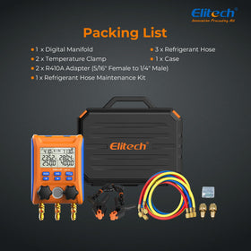 Elitech LMG-10Plus stored in a technician bag illustrating neat organization and transport